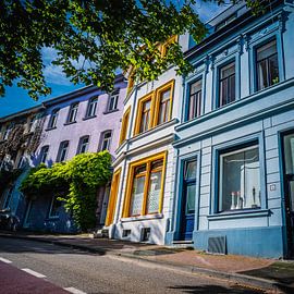 Colored houses of Vaals by John Goossens Photography