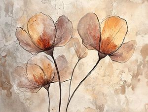 Trockene Blumen