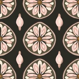 Fleurs géométriques 5 sur Kunstkabinet