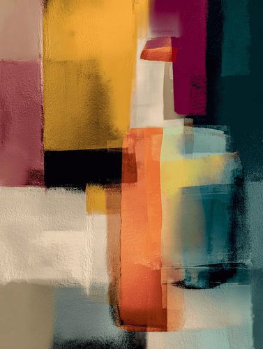 Colourful, modern and abstract