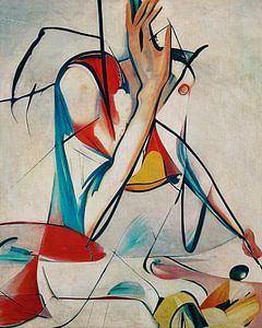 Abstract welcome gesture