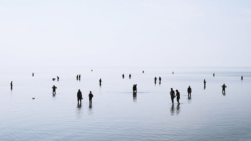 Laagwater aan de Noordzeekust van Axel Bückert