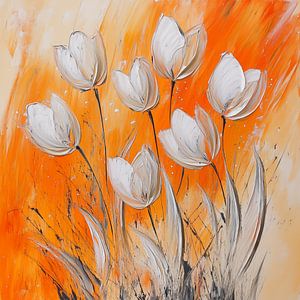 Weiße Tulpen