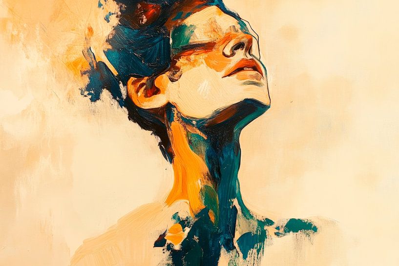 Couleurs du chuchotement - Portrait par Poster Art Shop