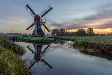 Windmühle des Polders Buitenweg Oud-Zuilen bei Utrecht