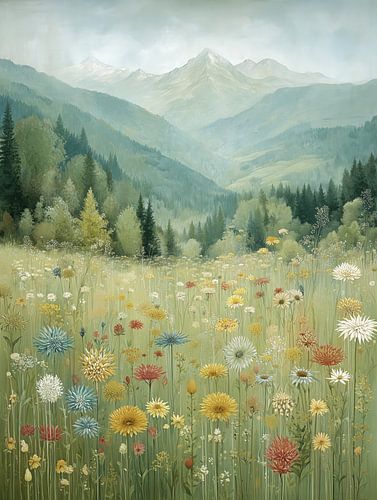 Flower meadow by Bert Nijholt