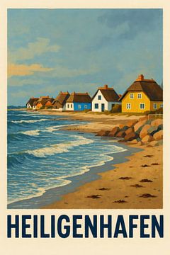 Heiligenhafen – Jeu de couleurs sur la plage