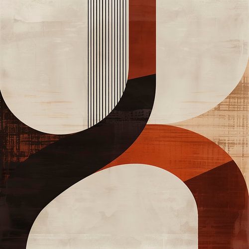 Golvende Vormen en Strepen