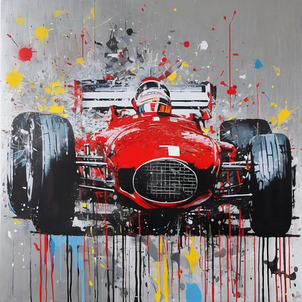 Silber Edition - KAPOW Cars - Sport  - Pop Art von Team W 32 Gallery
