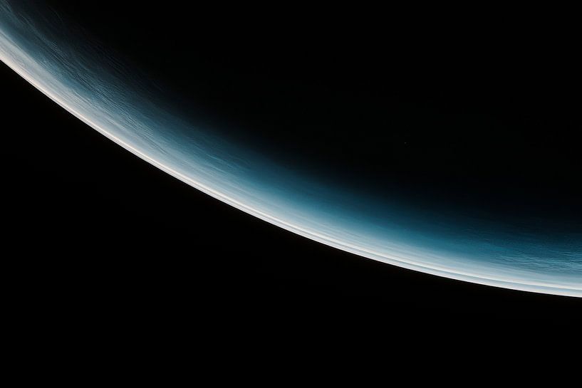 Planetare Kurve im All von Poster Art Shop