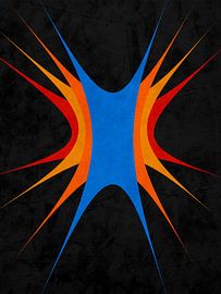 ART ABSTRAIT GÉOMÉTRIQUE MODERNE ET COLORÉ sur Online Arts