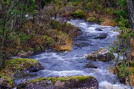 Running water in sweden by Geertjan Plooijer