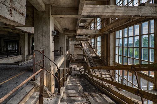 Zon speelt met de ruimte