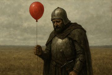 Medieval knight and balloon by Imperial Art House