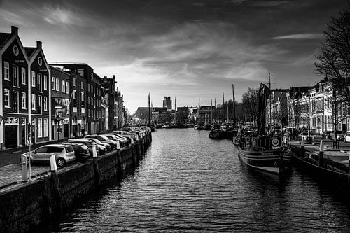 Dordrecht, mooie Hollandse straat