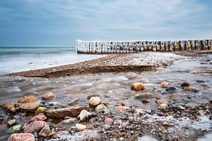 Winter an der Küste der Ostsee bei Kühlungsborn