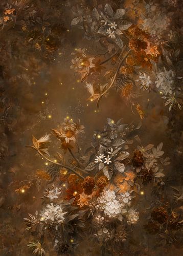 Fireflies in Golden Garden II