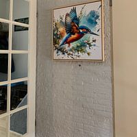 Photo de nos clients: Martin-pêcheur par Art Studio RNLD, sur toile