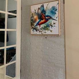 Customer photo: Kingfisher by Art Studio RNLD, on canvas