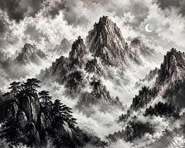 The Misty Mountain Summit by Éloi Beaumont