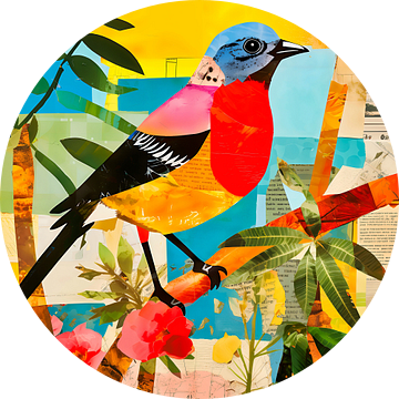 Mixed Media Bird van Harry Hadders