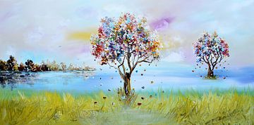 Sream Nature van Gena Theheartofart