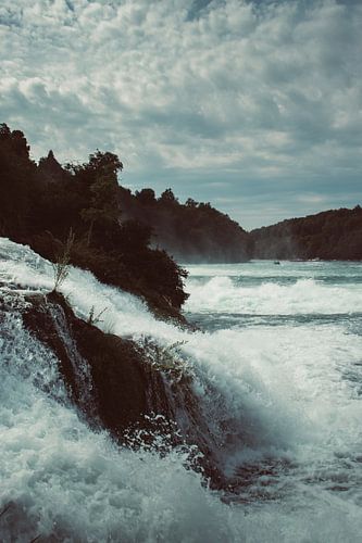 The Rheinfall, the widest waterfall in Europe