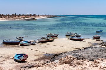 Fischerhafen Sidi Jmour, Djerba von Bernardine de Laat