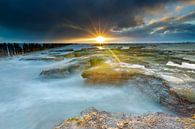 Lever de soleil à Moddergat à marée haute par Anja Brouwer Fotografie Aperçu