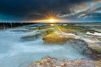 Zonsopkomst in Moddergat met hoogwater - Natuurlijk Wadden