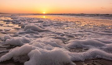 Zonsondergang aan het strand