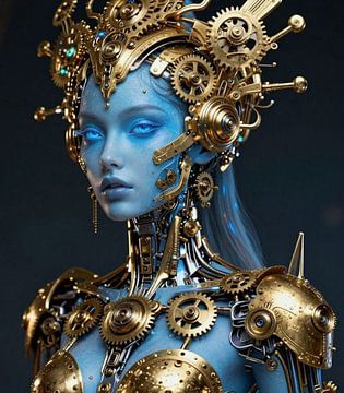 Der Goldene Zahnradwächter von Digital Picture Art