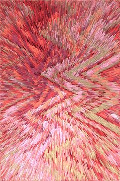 Abstracte roze patronen van Diana Mets