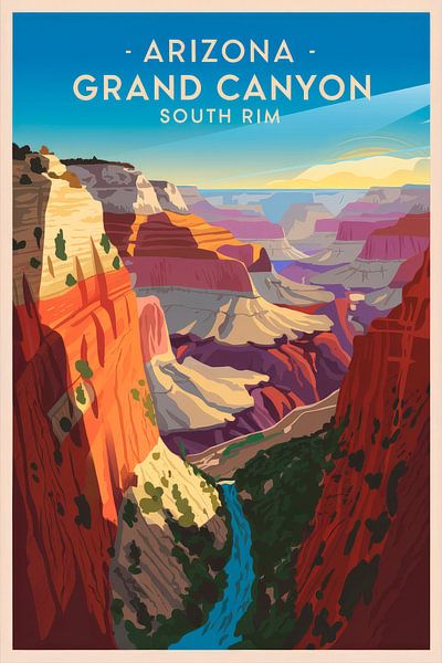 Arizona by Poster Art Shop