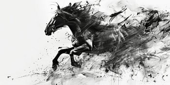 Cheval noir
