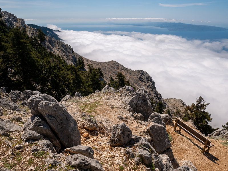 On top of the Ainos mountain on Kefalonia by Charlotte Dirkse