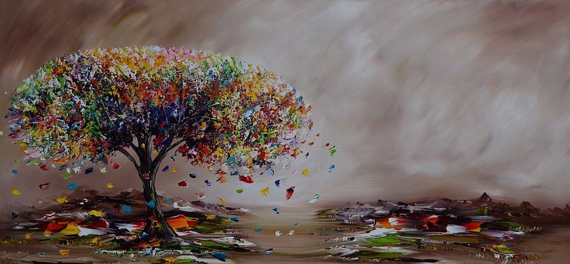 Baum des Lebens von Gena Theheartofart