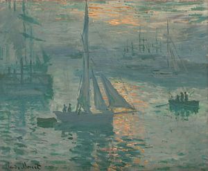 Opkomende zon van Claude Monet