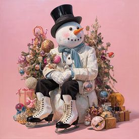 Datum Schnee von ARTEO Gemälde