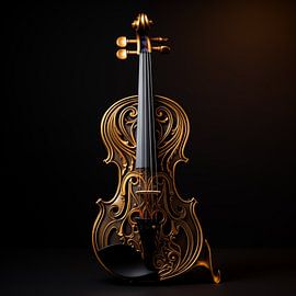 Violin portrait by TheXclusive Art