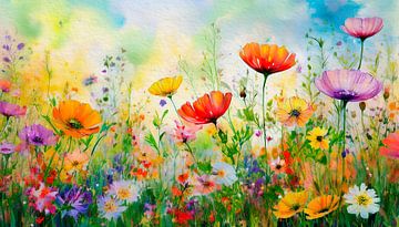 Zomer! Wilde bloementuin van Studio Pieternel