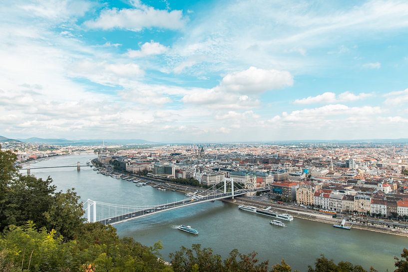 Vue de Budapest par Bart van der Heijden
