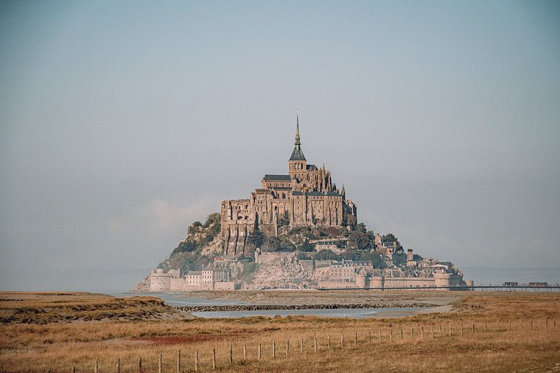 Het eiland Mont Saint Michel in Normandië van Expeditie Aardbol