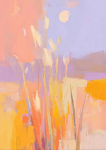 Zachte schemering in pasteltinten