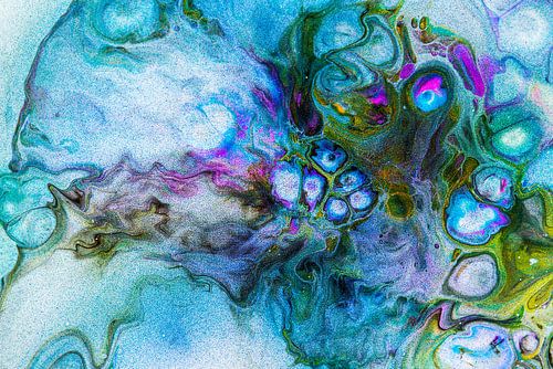 Acryl en metallic pour painting