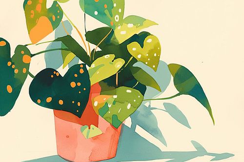 Intérieur moderne abstrait