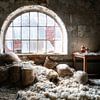 Abandoned Bags of Wool. by Roman Robroek