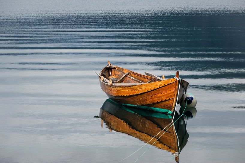 Boot auf dem Storfjord van Rico Ködder