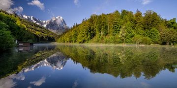 Spring at Riessersee in Bavaria by Achim Thomae
