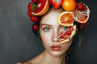 absurd abstract with fruit
